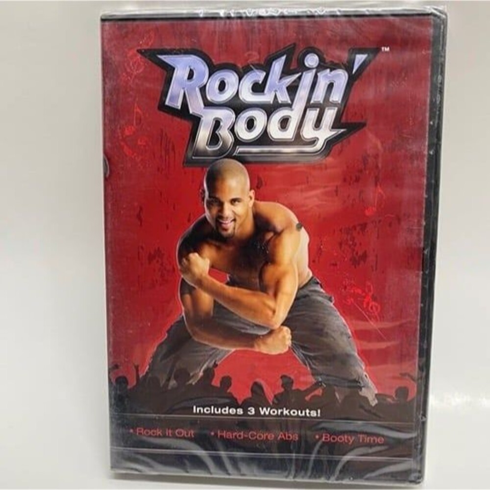 * Rockin' Body Workout DVD 3 workout routines new Shaun T beach body